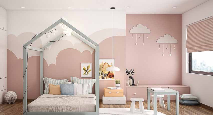 Phòng ngủ cho bé siêu đẹp bằng sơn Kova tại Hải Phòng - Ảnh 15