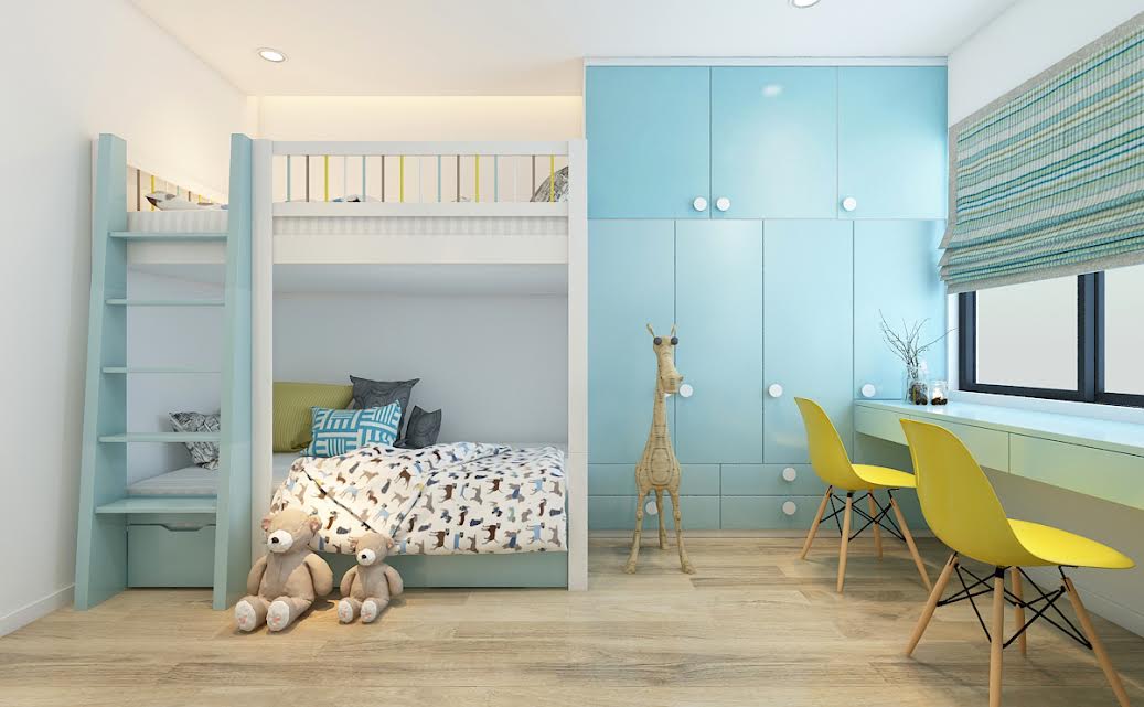 Phòng ngủ cho bé siêu đẹp bằng sơn Kova tại Hải Phòng - Ảnh 18