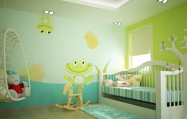 Phòng ngủ cho bé siêu đẹp bằng sơn Kova tại Hải Phòng - Ảnh 8