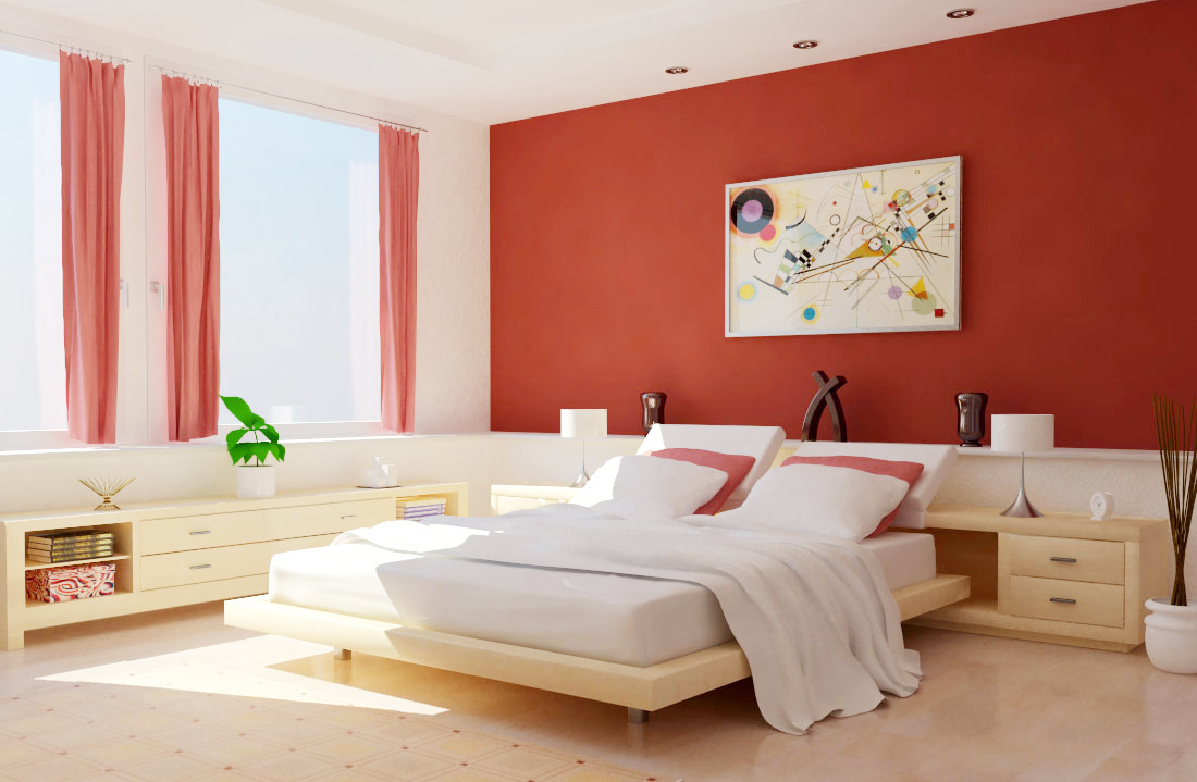 Màu sắc sơn nội thất trong phòng ngủ - Ảnh 2